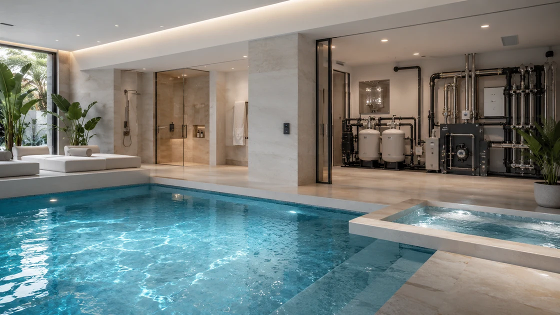 Water treatment for pools and spa